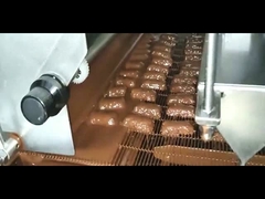 1200mm Width Pure Chocolate Enrober With Two Pumps And Cooling Tunnel