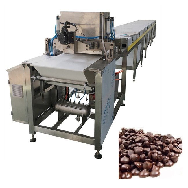 Pneumatic Depositor 100kg/H Chocolate Chip Making Machine