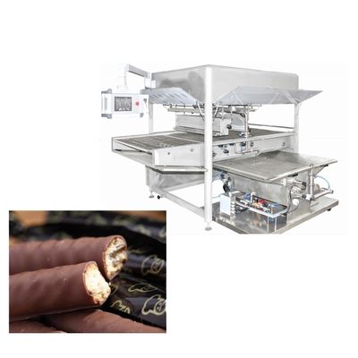 300 کیلوگرم/ساعت ماشین پوشش شکلاتی کوچک PLC